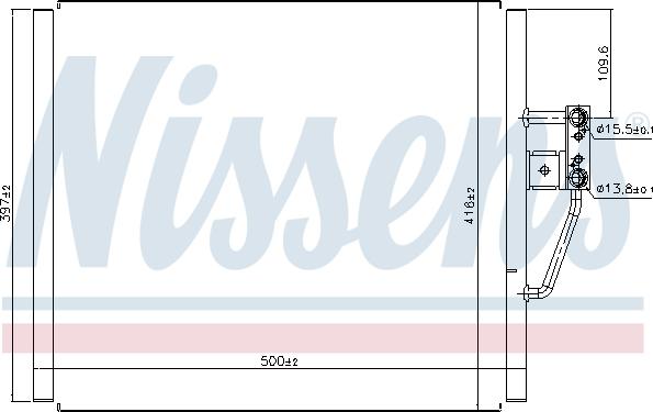 Nissens 94529 - Condensador, aire acondicionado parts5.com