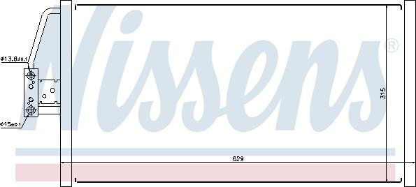 Nissens 94579 - Condenser, air conditioning parts5.com