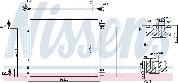 Nissens 940949 - Kondenzator, klimatska naprava parts5.com