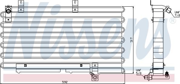 Nissens 94000 - Condensador, aire acondicionado parts5.com