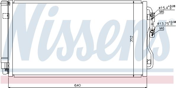 Nissens 940236 - Condensator, climatizare parts5.com