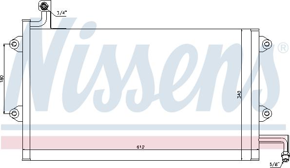 Nissens 94164 - Condensador, aire acondicionado parts5.com