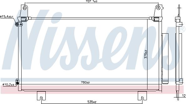 Nissens 941169 - Kondansatör, klima sistemi parts5.com