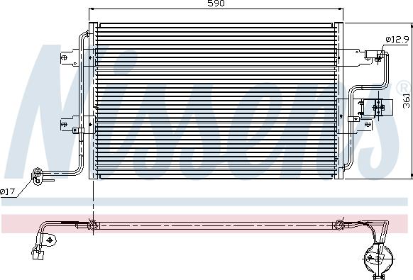 Nissens 94310 - Condensador, aire acondicionado parts5.com