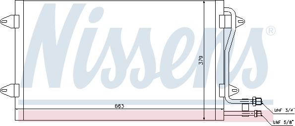 Nissens 94258 - Condensador, aire acondicionado parts5.com