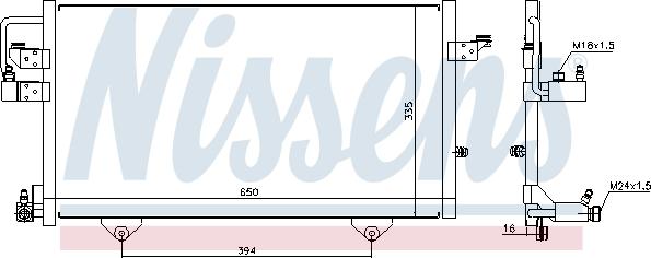 Nissens 94209 - Condensador, aire acondicionado parts5.com