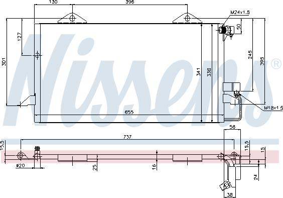 Nissens 94206 - Condensador, aire acondicionado parts5.com