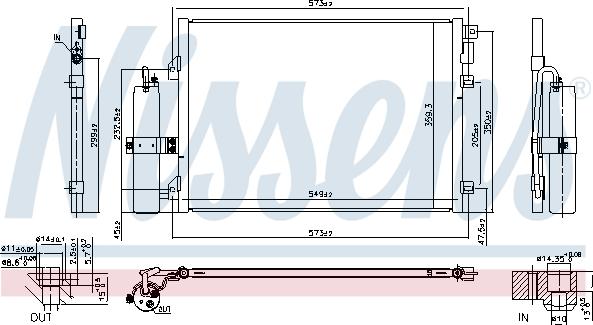 Nissens 94726 - Condensador, aire acondicionado parts5.com