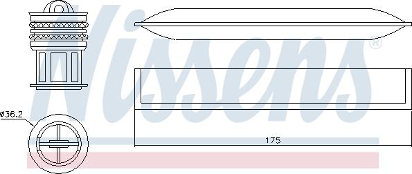 Nissens 95456 - Kuivati,kliimaseade parts5.com