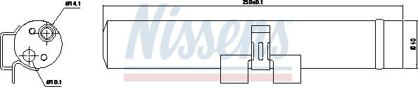 Nissens 95516 - Kurutucu, klima sistemi parts5.com