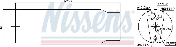 Nissens 95170 - Sušač, klima-uređaj parts5.com