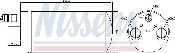 Nissens 95341 - Szárító, klímaberendezés parts5.com