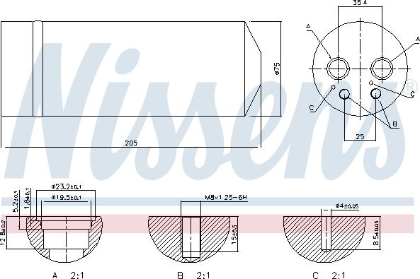 Nissens 95314 - Sušárna, klimatizace parts5.com