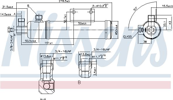 Nissens 95287 - Szárító, klímaberendezés parts5.com