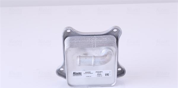 Nissens 90680 - Radiador de aceite, aceite motor parts5.com