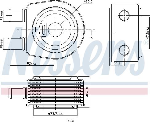 Nissens 90798 - Масляный радиатор, автоматическая коробка передач parts5.com