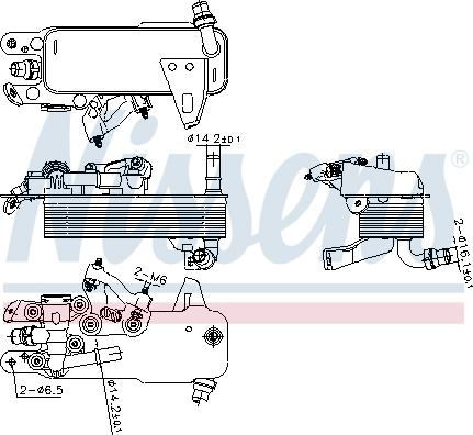 Nissens 91480 - Hladnjak ulja, automatski mjenjač parts5.com