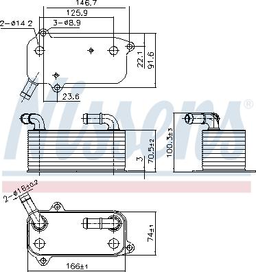 Nissens 91389 - Hladnjak ulja, automatski mjenjač parts5.com