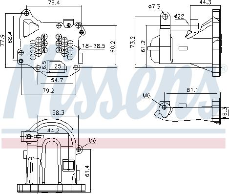 Nissens 989313 - Chłodnica, recyrkulacja spalin parts5.com