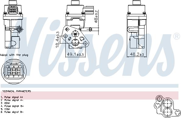 Nissens 98365 - Válvula EGR parts5.com