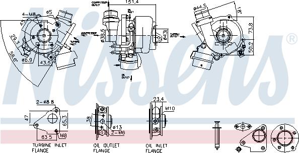 Nissens 93448 - Compresor,sistem de supraalimentare parts5.com