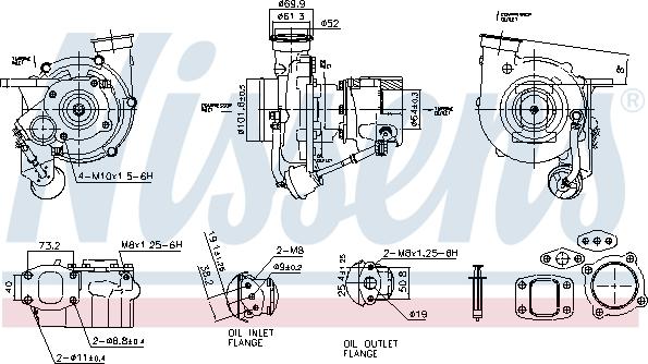 Nissens 93579 - Турбина, компрессор parts5.com