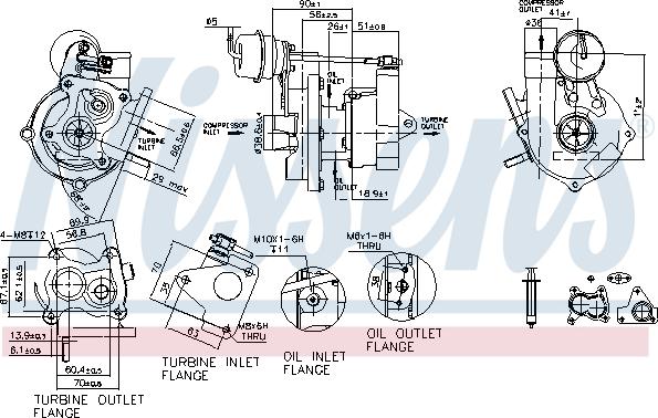 Nissens 93073 - Kompressor,ülelaadimine parts5.com