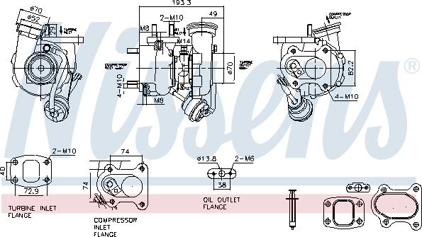 Nissens 93829 - Töltő, feltöltés parts5.com