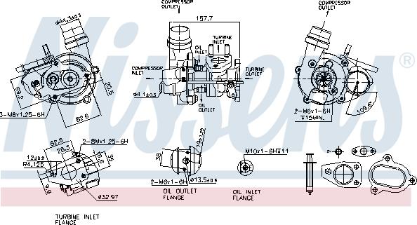 Nissens 93275 - Kompressor,ülelaadimine parts5.com