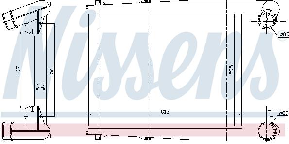 Nissens 97025 - Välijäähdytin parts5.com