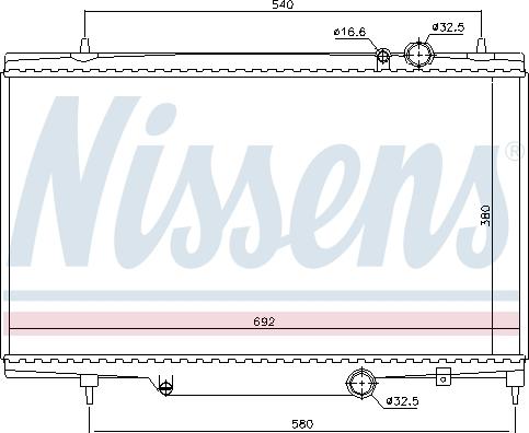 Nissens 61297 - Hladnjak, hlađenje motora parts5.com