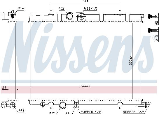 Nissens 63502 - Radiator, racire motor parts5.com