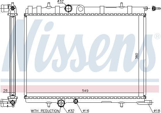 Nissens 63694A - Hűtő, motorhűtés parts5.com