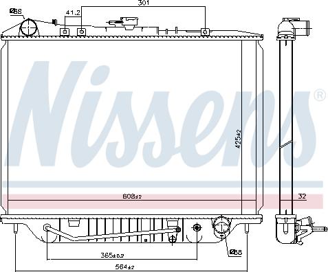 Nissens 63117 - Radiaator,mootorijahutus parts5.com