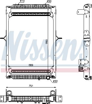 Nissens 63785 - Motor su radyatörü parts5.com