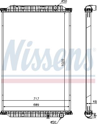 Nissens 637780 - Kühler, Motorkühlung parts5.com