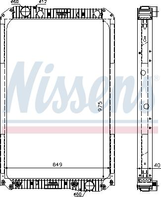 Nissens 62571A - Chladič motora parts5.com