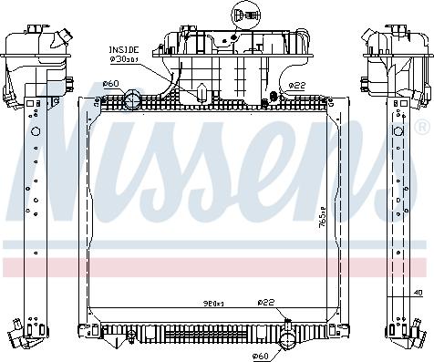 Nissens 62875 - Motor su radyatörü parts5.com