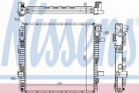 Nissens 62794 - Radiator, engine cooling parts5.com