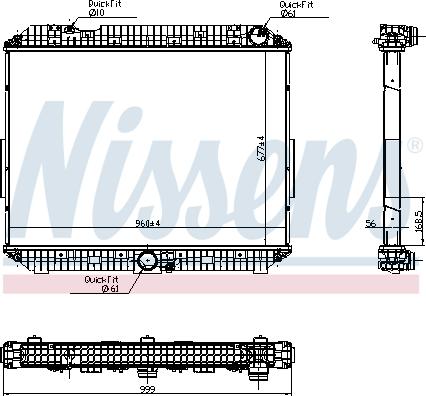 Nissens 6270030 - Radiaator,mootorijahutus parts5.com