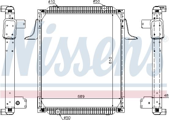 Nissens 67257 - Chladič motora parts5.com