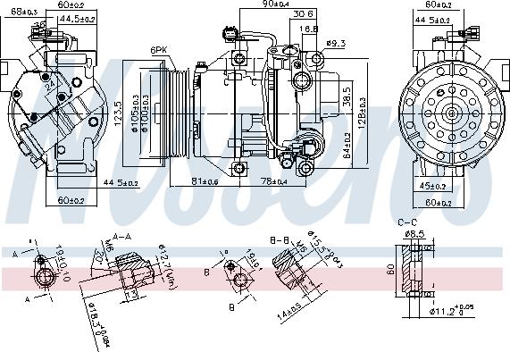 Nissens 89443 - Kompresor, klimatyzacja parts5.com