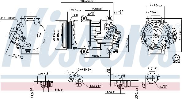 Nissens 89479 - Kompresor, klimatyzacja parts5.com