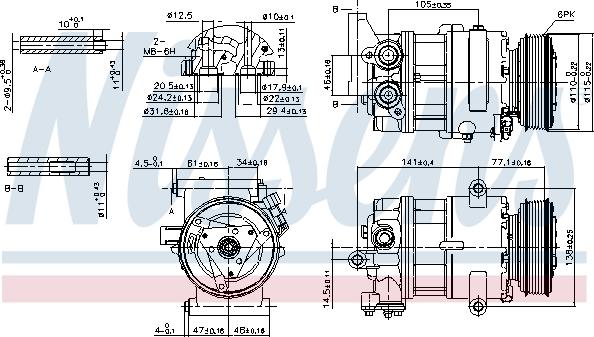 Nissens 89590 - Compresseur, climatisation parts5.com