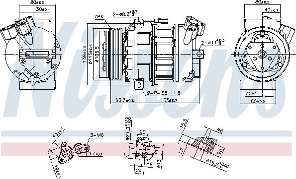 Nissens 890656 - Compressor, air conditioning parts5.com