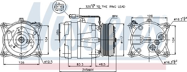 Nissens 89060 - Kompresor, klima-uređaj parts5.com