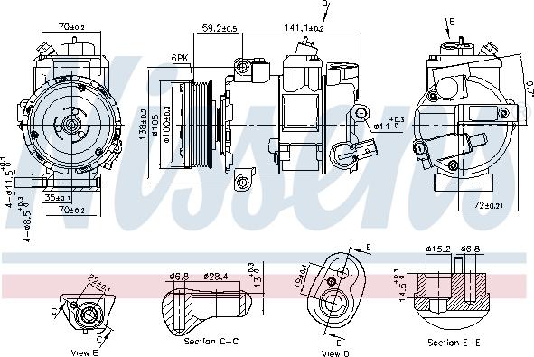 Nissens 890773 - Kompresszor, klíma parts5.com