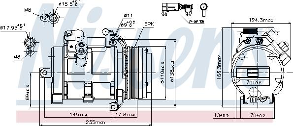 Nissens 89077 - Kompressor,kliimaseade parts5.com