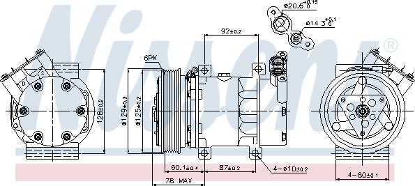 Nissens 89109 - Compresseur, climatisation parts5.com