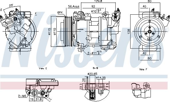 Nissens 891016 - Kompresör, klima sistemi parts5.com